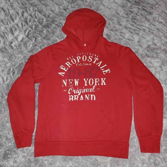 Y2K Aeropostale Hoodie - Baggy - Size Large Super Soft - Cozy - Picture 1 of 6